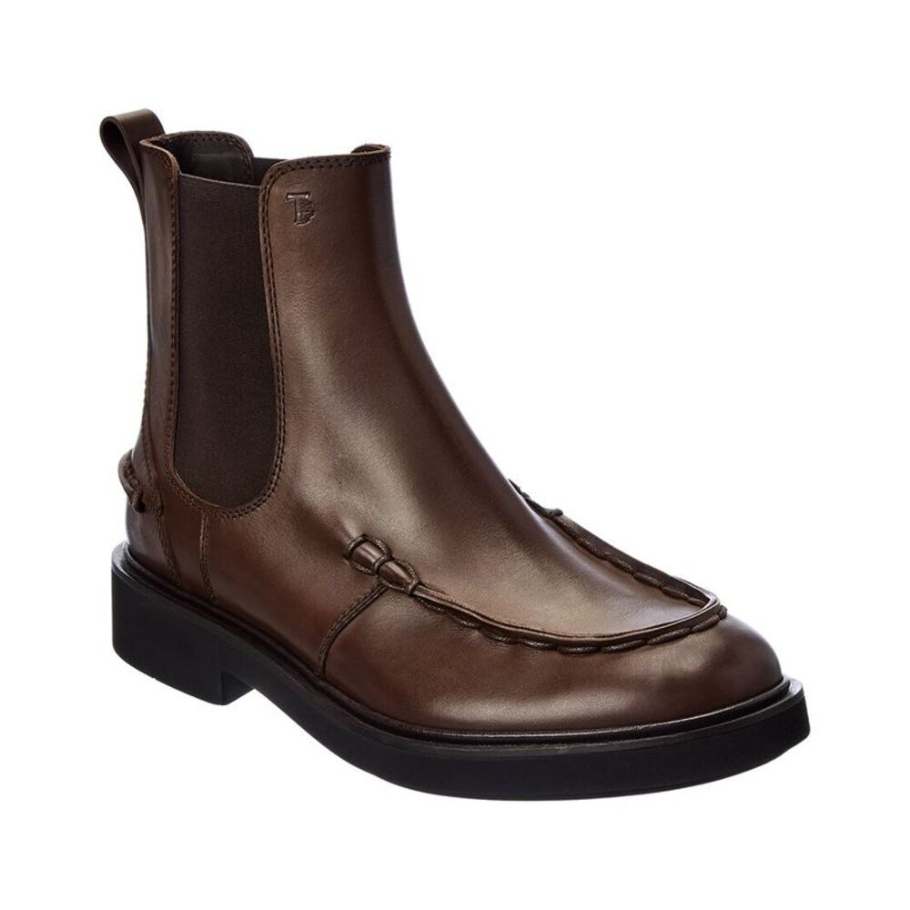 Tod's Tronchett Leather Boot, Brown